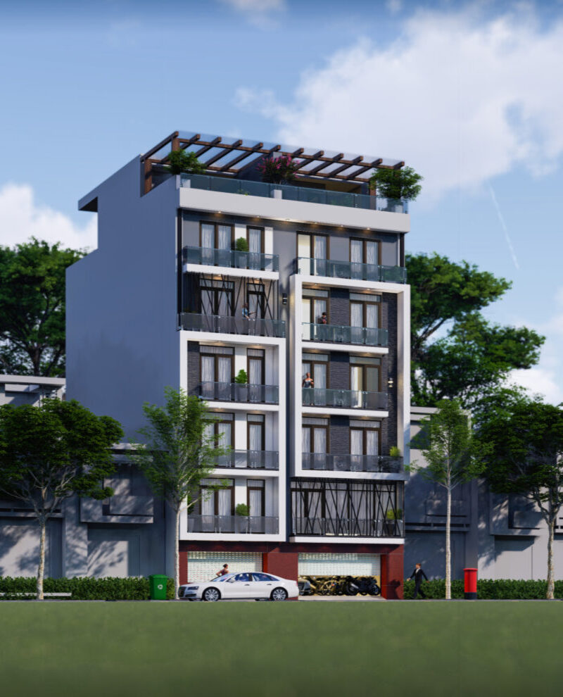 mặt tiền khách sạn đẹp